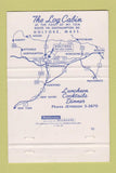 Matchbook Cover - The Log Cabin Holyoke MA WEAR 40 Strike