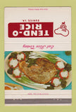 Matchbook Cover - Tend O Rice Eunice LA 40 Strike