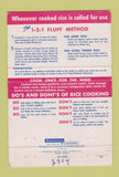 Matchbook Cover - Tend O Rice Eunice LA 40 Strike
