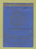 Matchbook Cover - Industrial Association Sherman Oaks CA WORN 40 Strike
