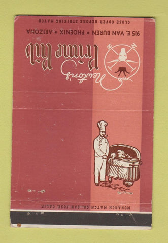 Matchbook Cover - Newton's Prime Rib Phoenix AZ WEAR 40 Strike