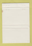 Matchbook Cover - The Plantation Charleston SC WEAR 40 Strike