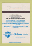 Matchbook Cover - Erman Smith Funeral Home Pittsburg TX 40 Strike