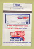 Matchbook Cover - University of Illinois Credit Union Champaign IL 40 Strike