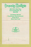 Matchbook Cover - Durty Nelly's Fort Lauderdale FL 40 Strike