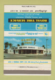 Matchbook Cover - Royal Tire Service Fort Lauderdale FL 40 Strike