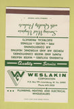 Matchbook Cover - Westlakin Corp Lewisburg WV Plumbing Heating 40 Strike