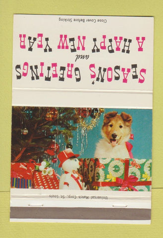 Matchbook Cover - GSA Jug Liquor Woodmont Christmas 40 Strike