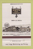 Matchbook Cover - Cedarburg State Bank WI 40 Strike