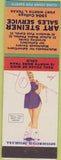 Matchbook Cover - Art Steiner Sales Fort Worth TX matchbooks pinup