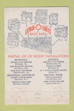 Matchbook Cover Progressive Kitchen Equipment Philadelphia PA 22 Strike Feature