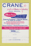 Matchbook Cover - Horace Seager Heating Plumbing Niagara Falls NY 40 Strike