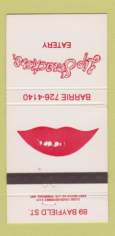 Matchbook Cover - Lip Smackers Eatery WEAR 30 Strike