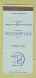 Matchbook Cover - Delmonico Hotel New York City 30 Strike
