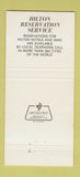 Matchbook Cover - Winston's English Bar New Orleans LA Hilton 30 Strike