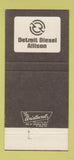 Matchbook Cover - General Diesel Equipment Hibbing MN 30 Strike