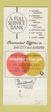 Matchbook Cover - Bay City Bankj MI 30 Strike