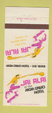 Matchbook Cover - Jai Alai MGM Grand Hotel Las Vegas NV casino 30 Strike