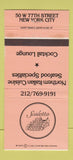 Matchbook Cover - Scaletta Italian Restaurant New York City 30 Strike