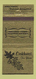 Matchbook Cover - Oakhurst Tea Room Somerset PA 30 Strike