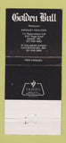 Matchbook Cover - Golden Bull Restaurant Gaithersburg MD 30 Strike
