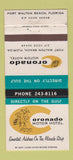 Matchbook Cover - Coronado Motor Hotel Fort Walton Beach FL 30 Strike