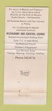 Matchbook Cover - Coronado Motor Hotel Fort Walton Beach FL 30 Strike