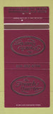 Matchbook Cover - French Quarter Birmingham MI 30 Strike