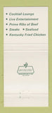 Matchbook Cover - Duff's Restaurant Winchester VA Gaslight Lounge 30 Strike