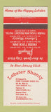 Matchbook Cover - Lobster Shanty Point Pleasant Beach NJ Loch Arbour 30 Strike