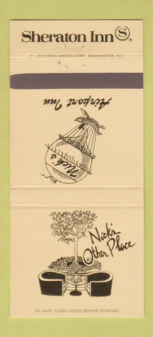 Matchbook Cover - Airport Inn Sheraton Hagerstown MD 30 Strike