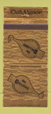 Matchbook Cover - The Bellows Oak Manor Fargo ND 30 Strike