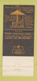 Matchbook Cover - The Bellows Oak Manor Fargo ND 30 Strike