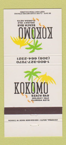 Matchbook Cover - Kokomo Beach Bar Holiday Isle FL 30 Strike
