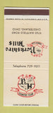 Matchbook Cover - Berkshire Hills Country Club Chesterland OH 30 Strike