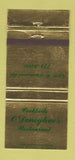 Matchbook Cover - O'Donoghue's Restaurant  30 Strike