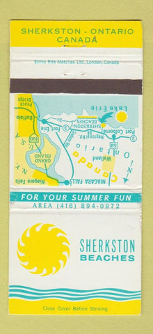 Matchbook Cover - Sherkston Beaches ON WEAR 30 Strike