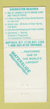 Matchbook Cover - Sherkston Beaches ON WEAR 30 Strike