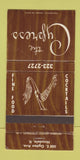 Matchbook Cover - The Cypress Hinsdale IL WEAR 30 Strike