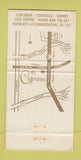 Matchbook Cover - The Cypress Hinsdale IL WEAR 30 Strike
