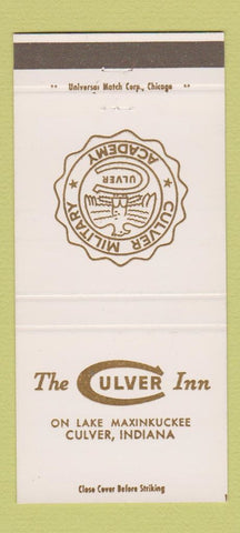Matchbook Cover - Culver Inn Culver IN Military Academy 30 Strike