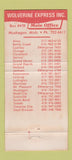Matchbook Cover - Wolverine Trucking Muskegon MI 30 Strike