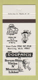 Matchbook Cover - Dogpatch Restaurant Munising MI 30 Strike