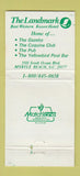 Matchbook Cover - Gazebo Restaurant Myrtle Beach SC Landmark WEAR 30 Strike