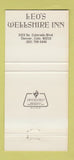 Matchbook Cover - Leo's Place Denver Colorado 30 Strike