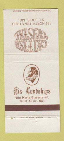 Matchbook Cover - Catfish & Crystal St Louis MO 30 Strike
