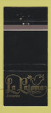 Matchbook Cover - La Paloma Restaurant North Miami FL 30 Strike