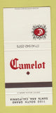 Matchbook Cover - Camelot Santa Ana CA 30 Strike