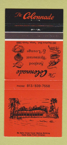 Matchbook Cover - Colonnade Seafood Restaurant Tampa FL 30 Strike