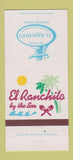 Matchbook Cover - Avila's El Ranchito Mexican Food Newport Beach CA 30 Strike